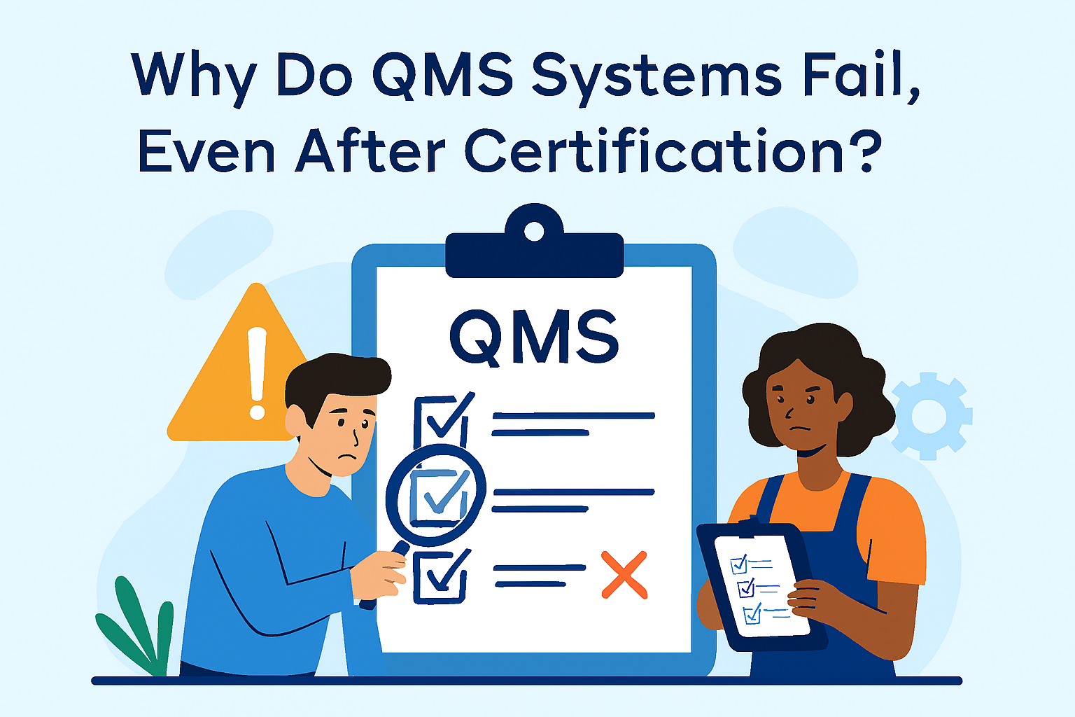 Why do QMS fails after certification.